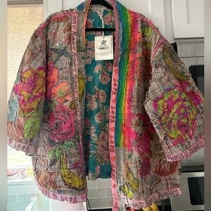 😍SOLD! Magnolia Pearl Patchwork Roamers Kimono! NWT!😍